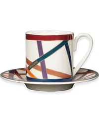 Missoni Home Set aus sechs Nastri Kaffeetassen Weiß