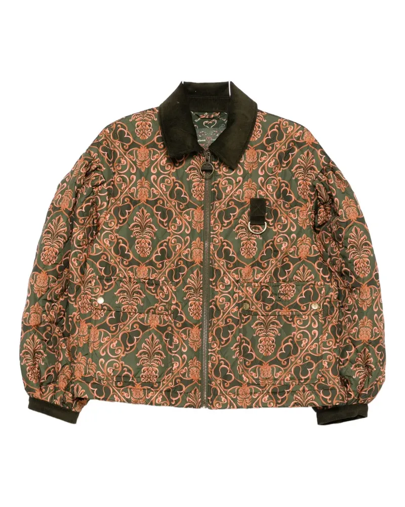 Barbour x Farm Rio Luisa quilted jacket - Grün Grün