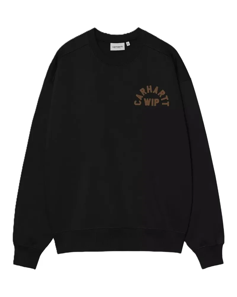 Carhartt WIP Arch Script Pullover mit Logo-Stickerei - Schwarz Schwarz
