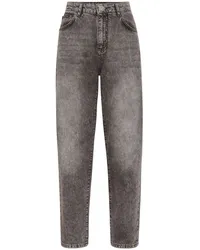 Philipp Plein Jeans mit hohem Bund Grau