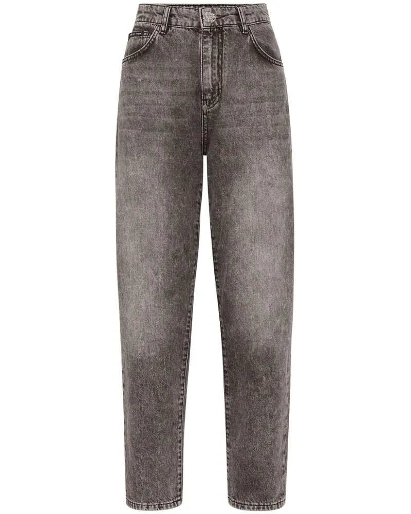 Philipp Plein Jeans mit hohem Bund - Grau Grau