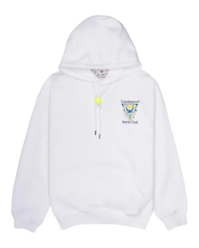 Casablanca Paris Tennis Club hoodie - Weiß Weiß