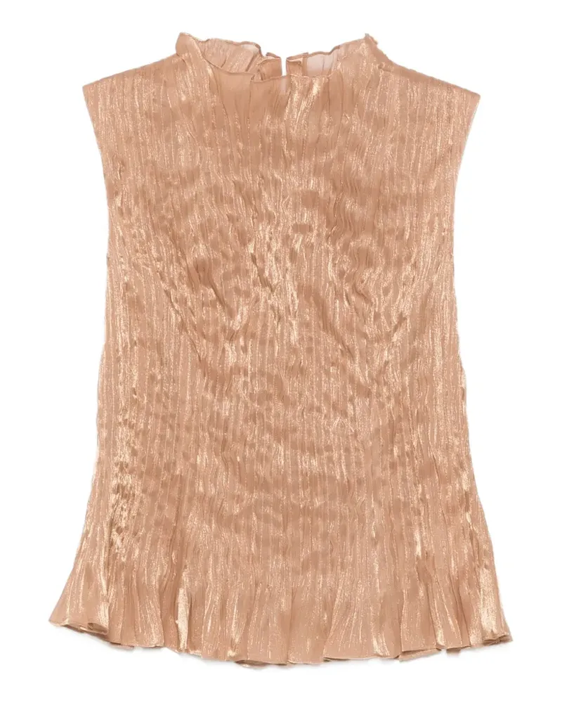 Aje. Chloe Top in Knitteroptik - Nude Nude