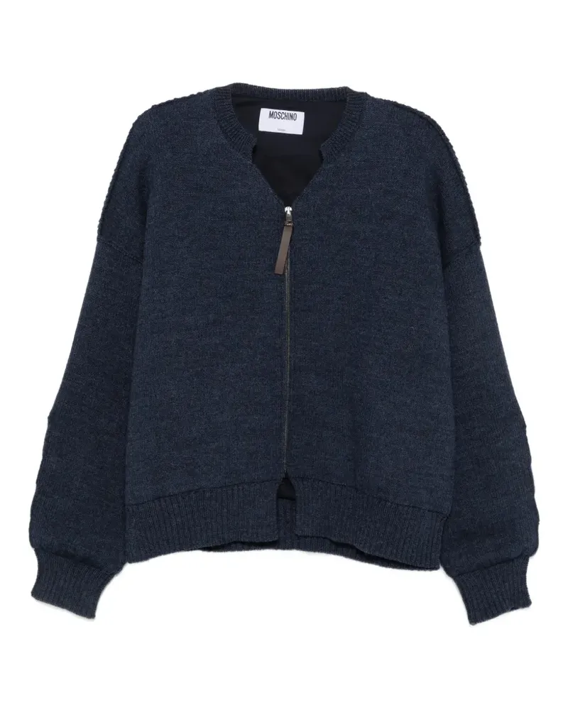Moschino Jacke mit Reißverschluss - Blau Blau