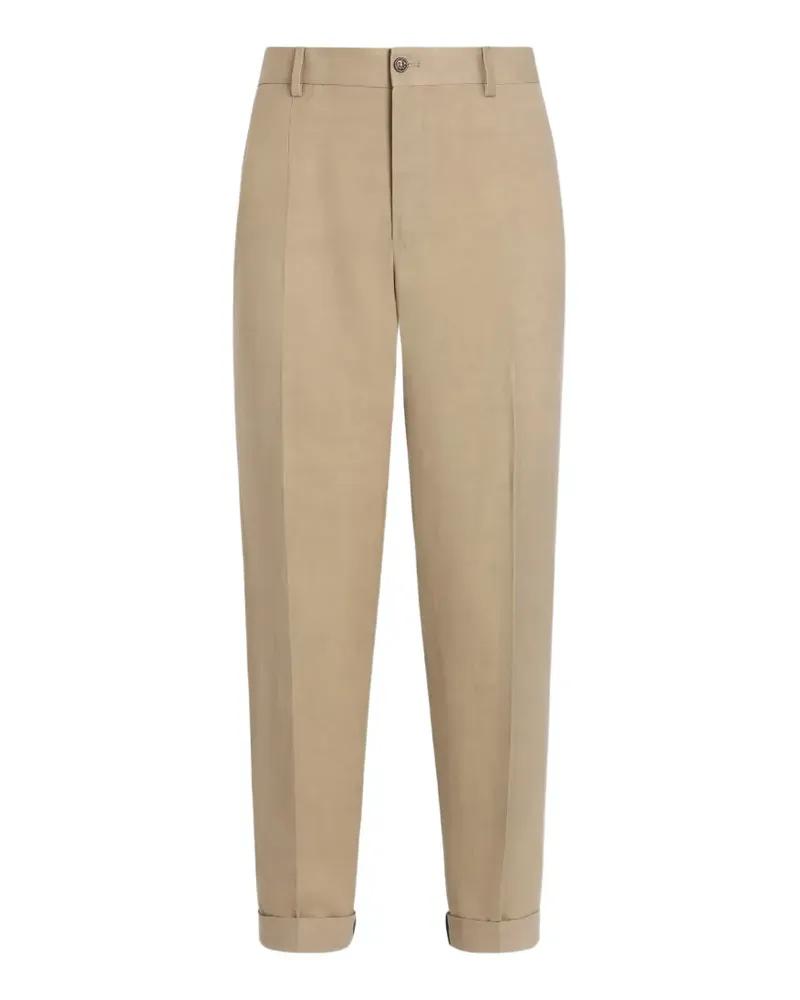 Dolce & Gabbana Hose aus Leinen - Nude Nude