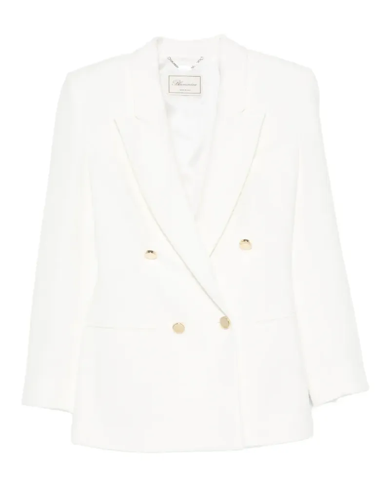 Blumarine double-breasted blazer - Nude Nude