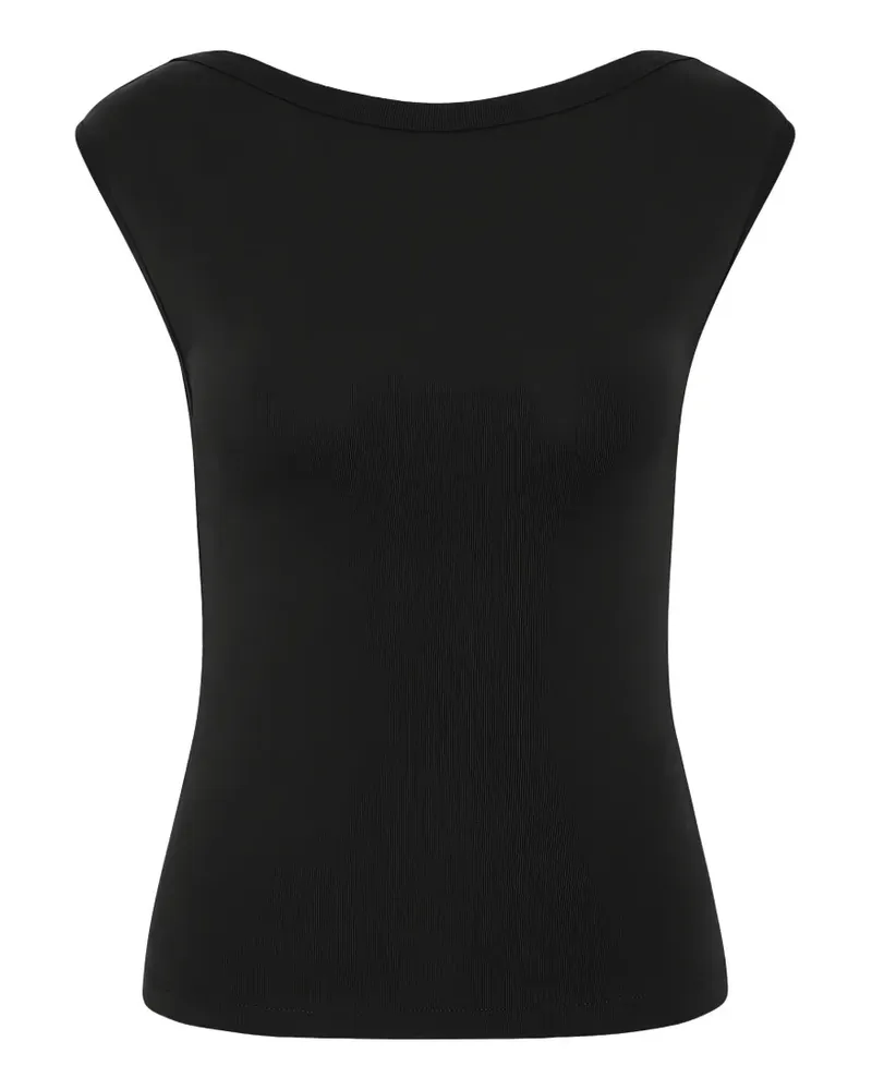 St. Agni Ballerina cotton top - Schwarz Schwarz
