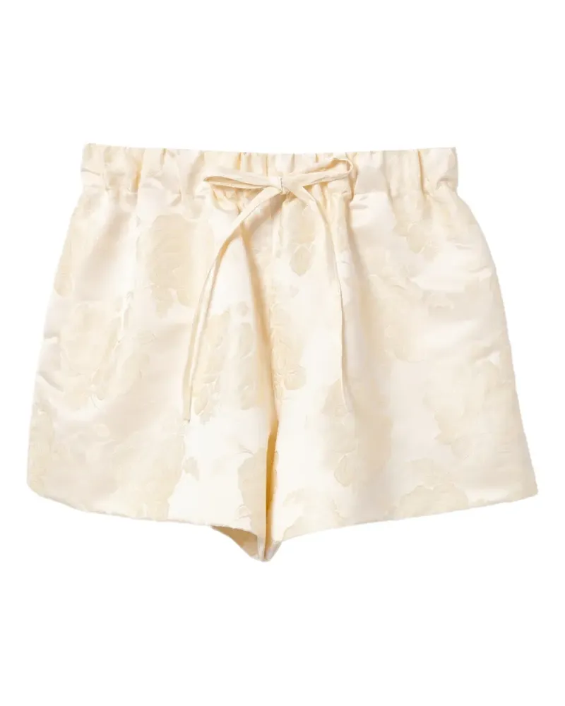 Simone Rocha Geblümte Hose mit Kordelzug - Nude Nude