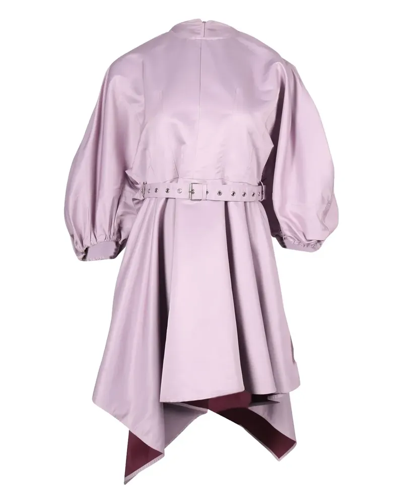 Marques ' Almeida balloon-sleeve belted dress - Violett Violett