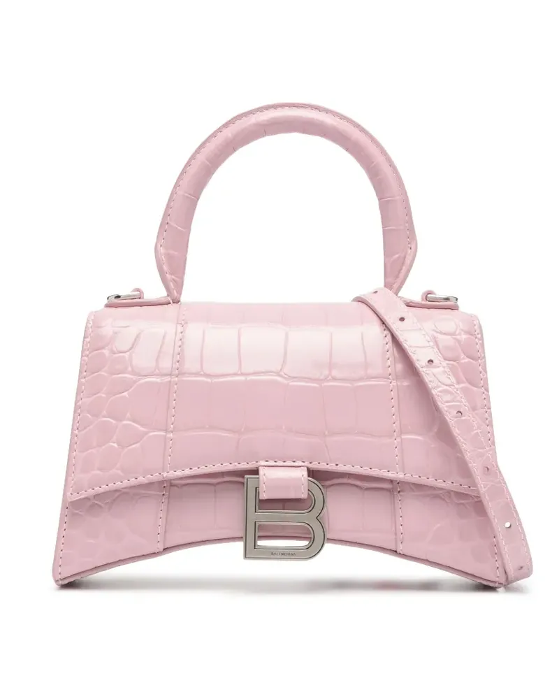 Balenciaga Hourglass Mini-Tasche - Rosa Rosa