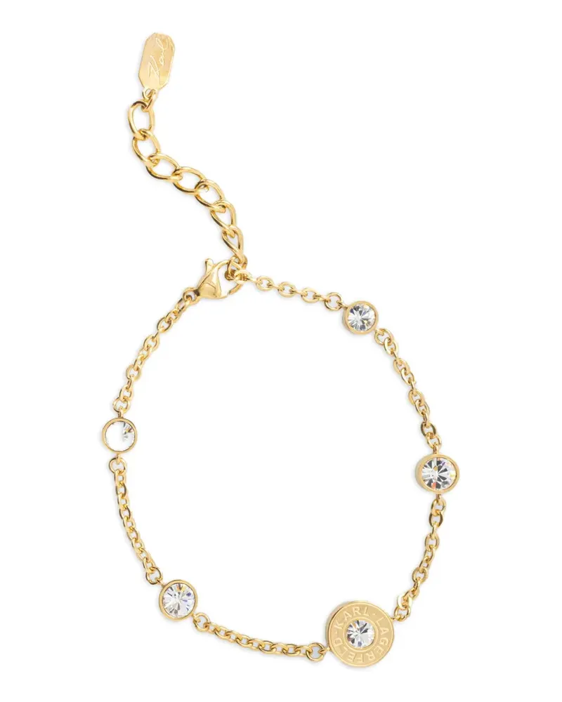 Karl Lagerfeld Armband mit Kristallen - Gold Gold