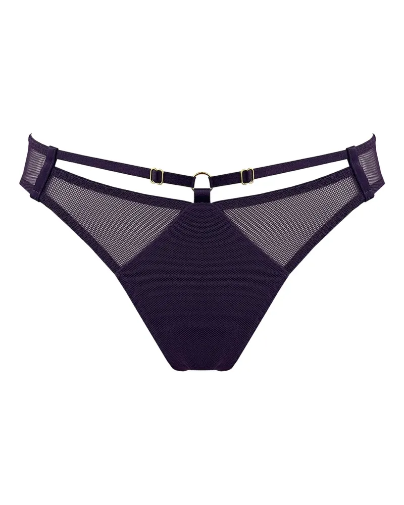 Bordelle Nara Slip mit Mesh-Einsatz - Violett Violett