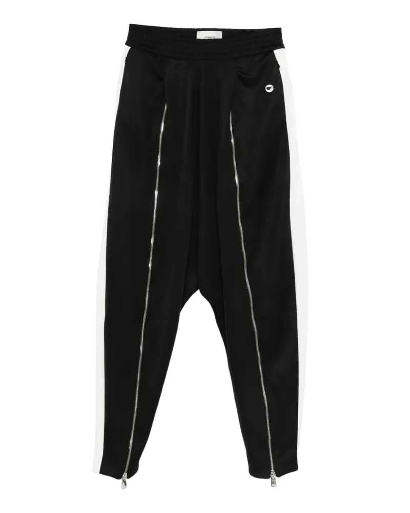 COPERNI Sarouel zip-detail track pants - Schwarz Schwarz