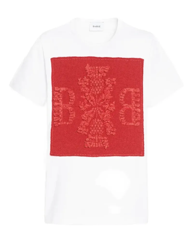Barrie T-Shirt mit Logo-Patch - Weiß Weiß