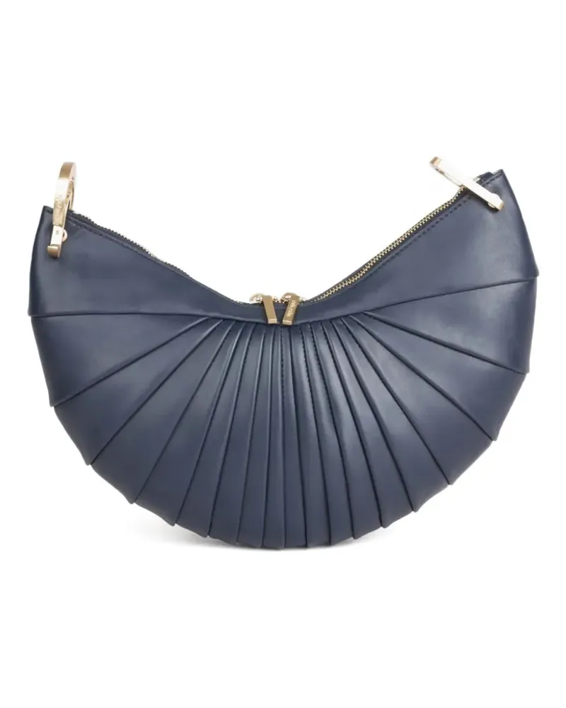 Cult Gaia leather crossbody bag - Blau Blau