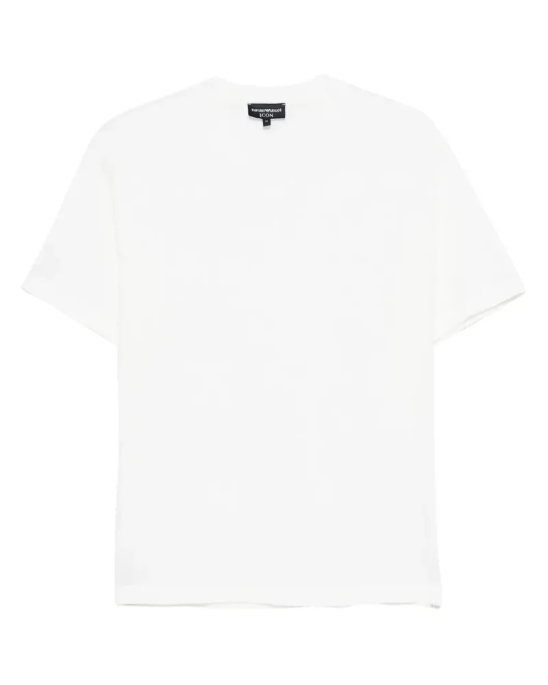 Emporio Armani T-Shirt mit V-Ausschnitt - Weiß Weiß
