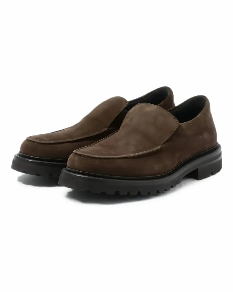 James Perse suede lug-sole loafers - Braun Braun
