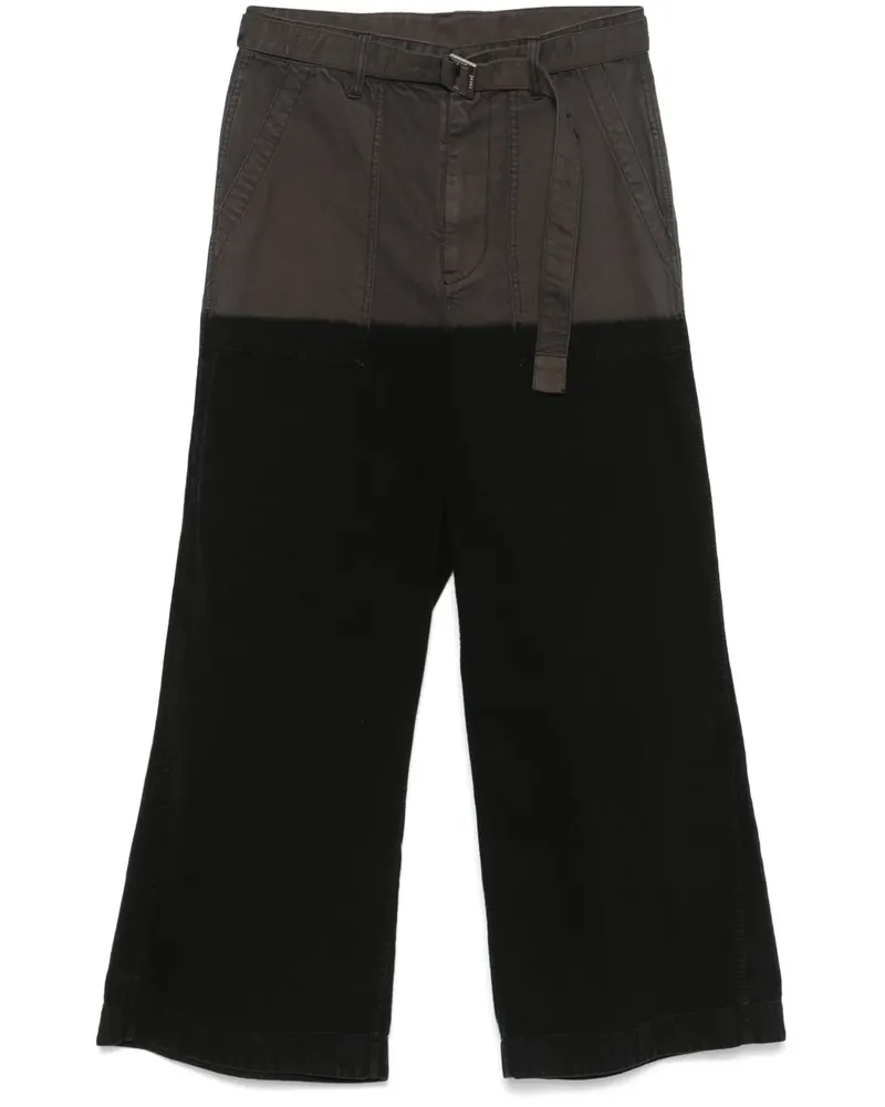 Sacai Hose mit Gürtel - Grau Grau