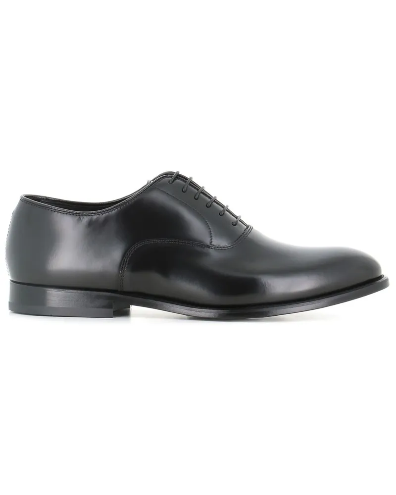 Doucal´s Oxford-Schuhe aus Leder - Schwarz Schwarz
