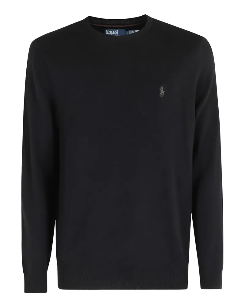 Ralph Lauren Pullover mit Logo-Stickerei - Schwarz Schwarz