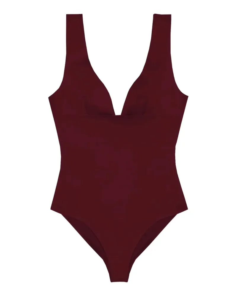 MC2 Saint Barth V-neck swimsuit - Rot Rot