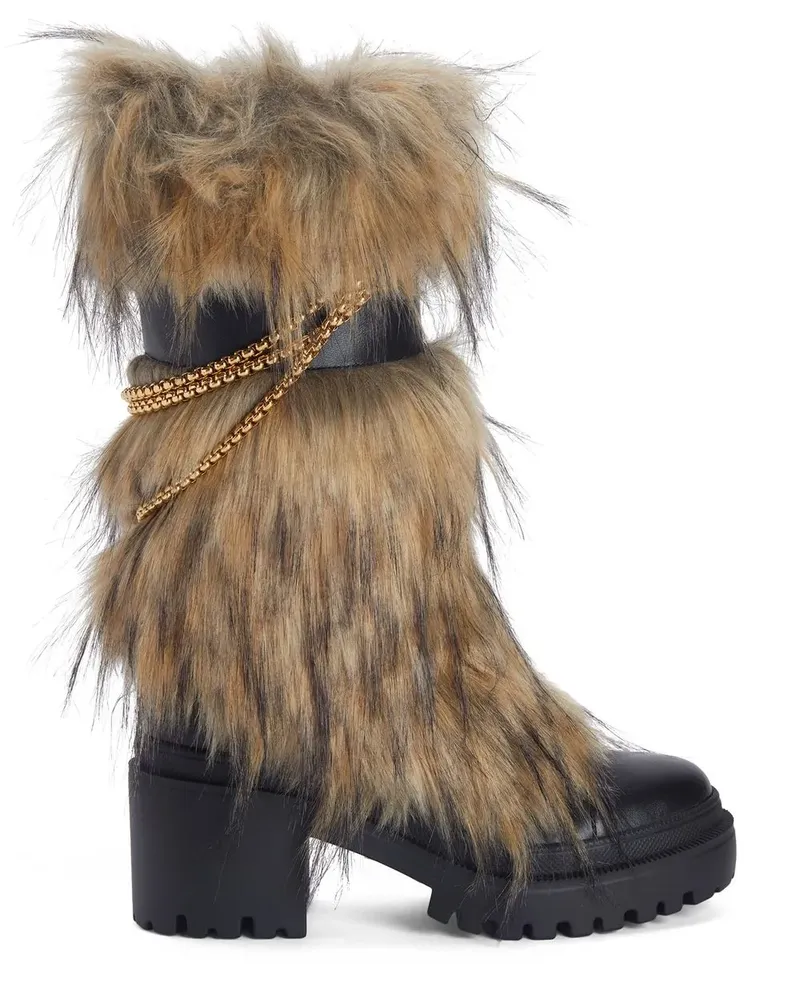 Giuseppe Zanotti Amaia Stiefel 70mm - Nude Nude
