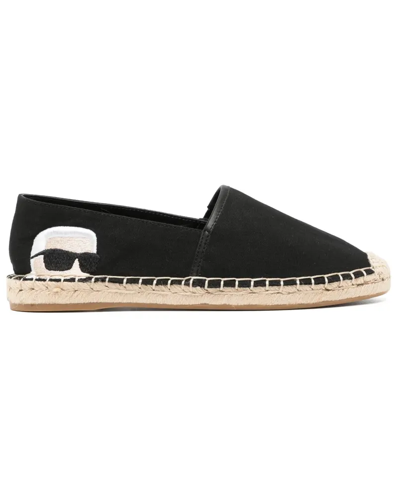 Karl Lagerfeld Kamani Espadrilles - Schwarz Schwarz
