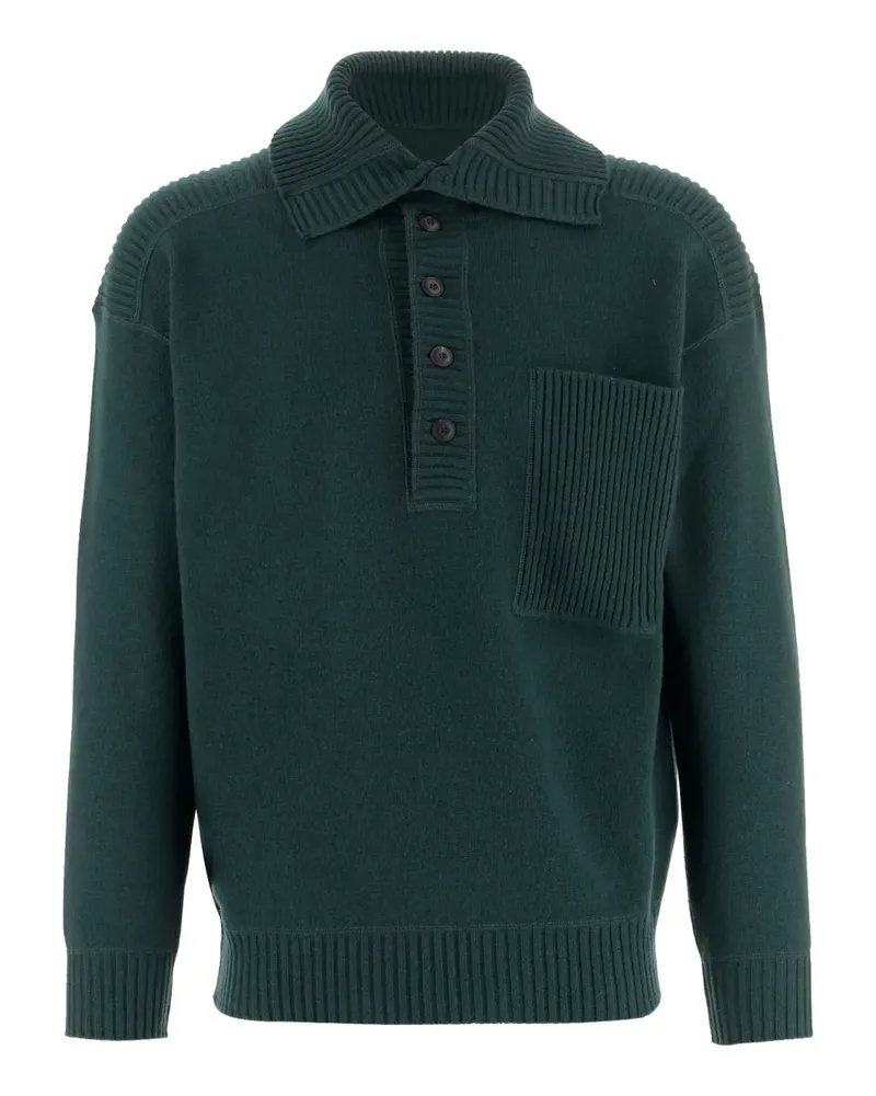 Giorgio Armani button-fastening polo shirt - Grün Grün