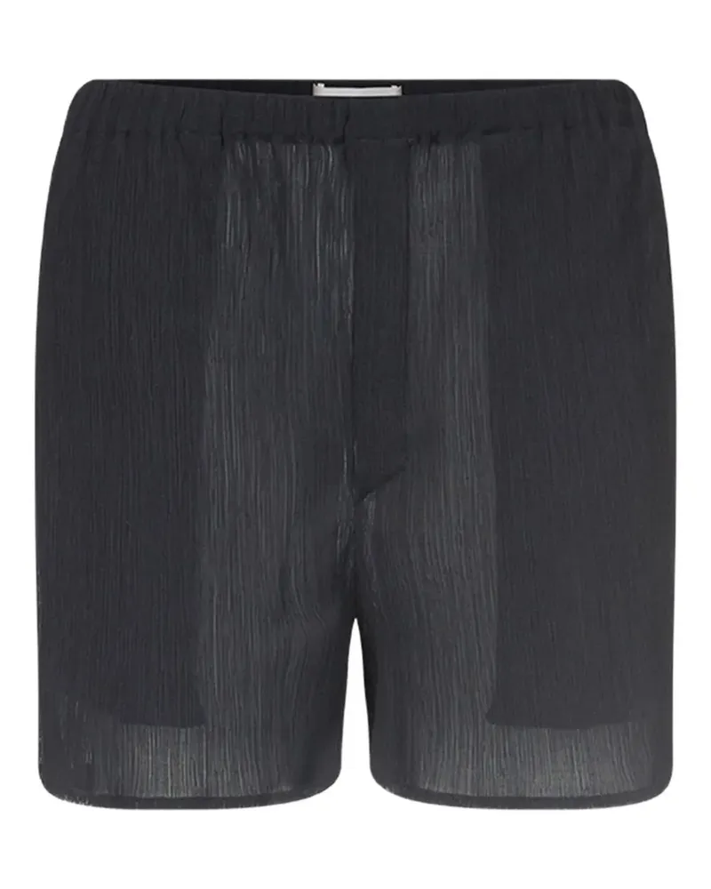 Ludovic de Saint Sernin Shorts mit elastischem Bund - Schwarz Schwarz