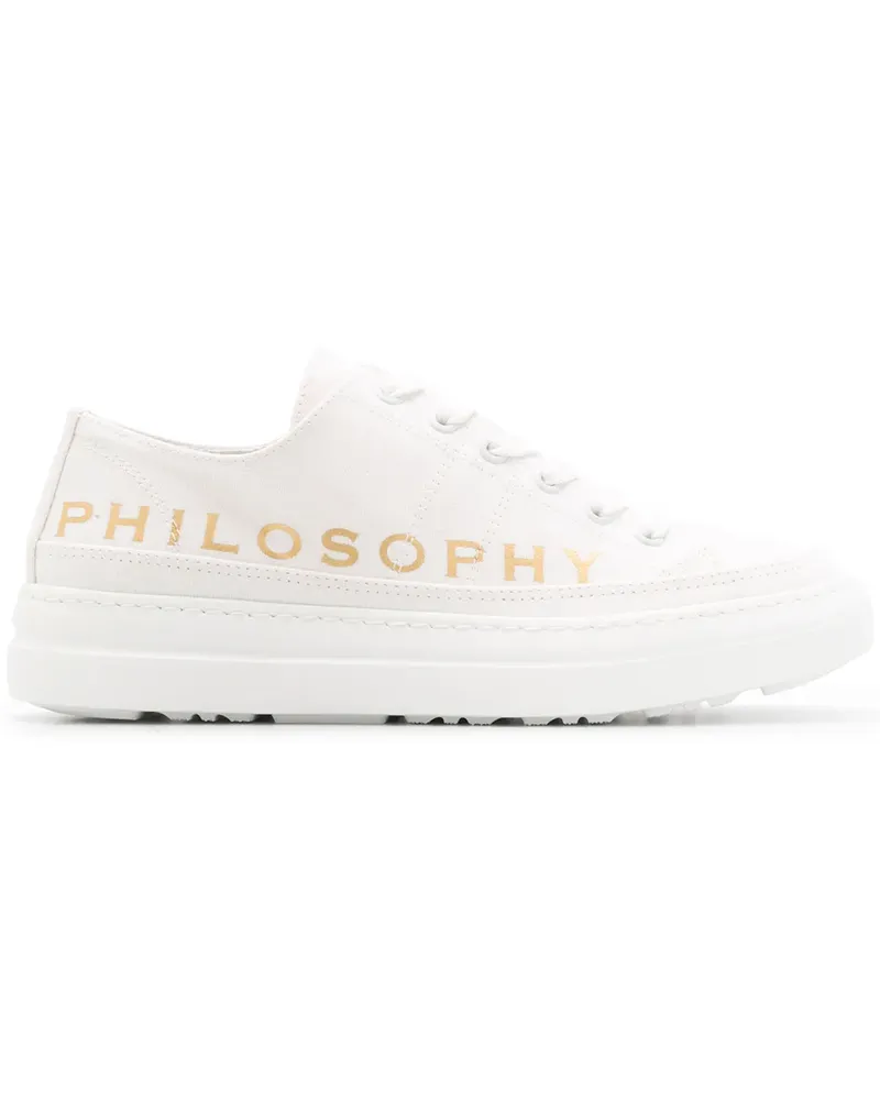 Philosophy Di Lorenzo Serafini Sneakers mit Logo-Print - Weiß Weiß