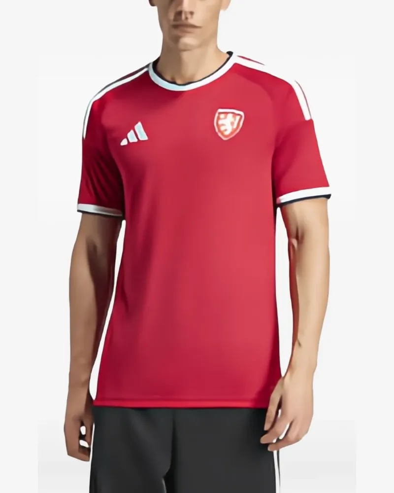 adidas Czechia 26 Home T-Shirt - Rot Rot