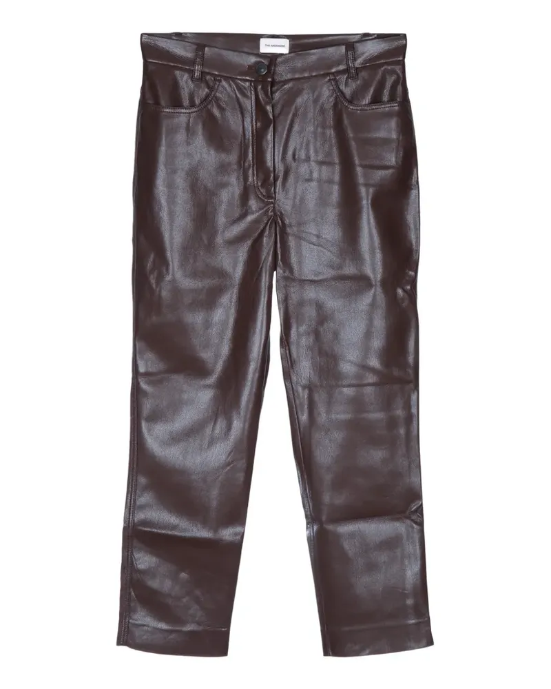 ANDAMANE Axelle slim-fit capri trousers - Braun Braun