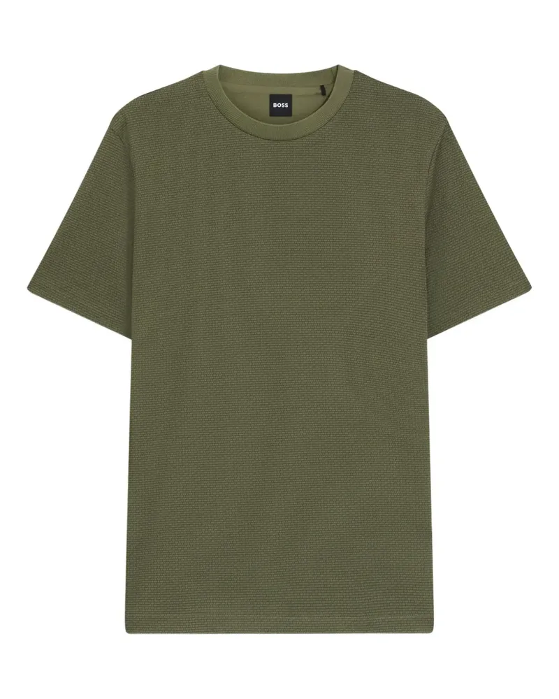 HUGO BOSS T-Shirt mit rundem Ausschnitt - Grün Grün
