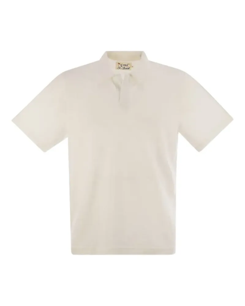 MC2 Saint Barth Fraser Poloshirt aus Leinen - Nude Nude