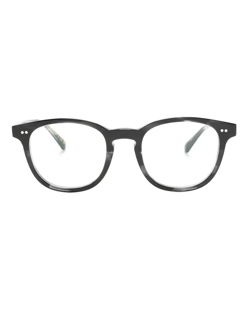 Oliver Peoples Brille mit rundem Gestell - Blau Blau