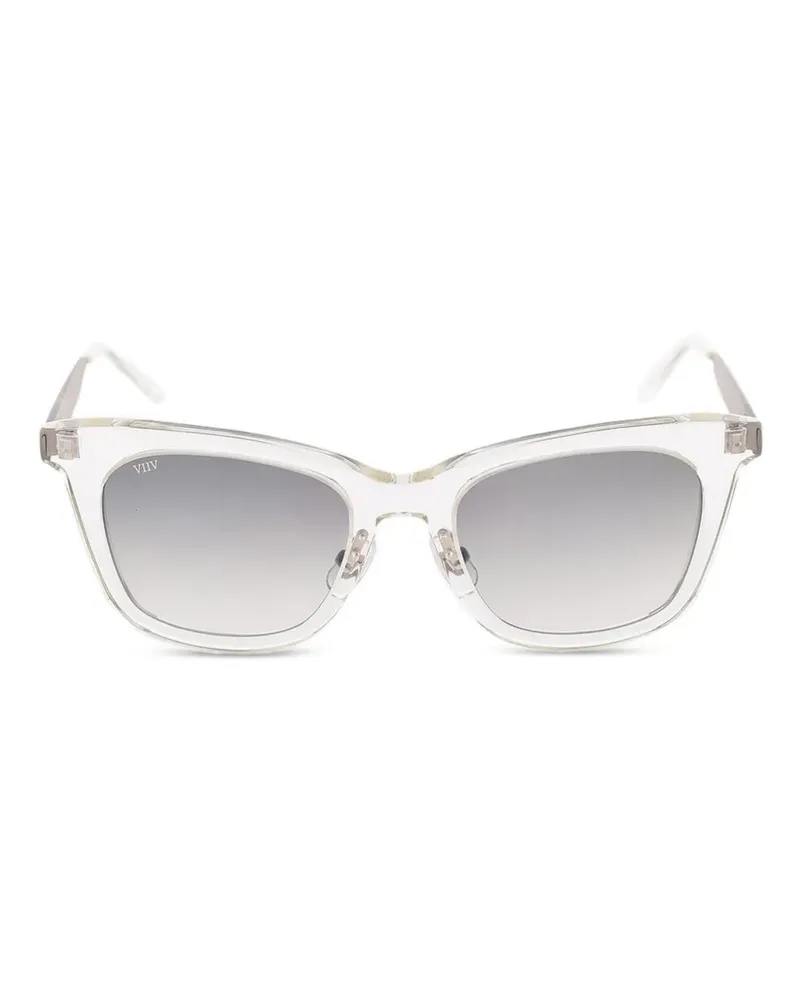 OAMC Transparente Sonnenbrille mit eckigem Gestell - Weiß Weiß