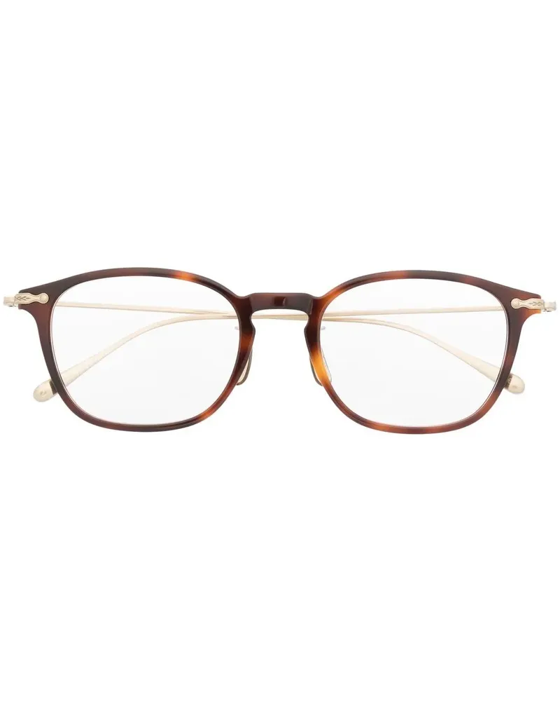 Oliver Peoples Eckige Winnett Brille - Braun Braun