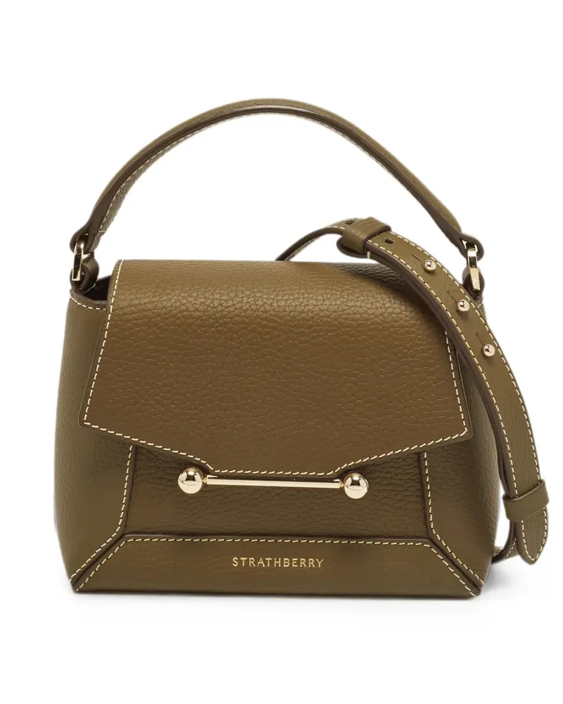 Strathberry Mosaic Nano top-handle mini bag - Grün Grün
