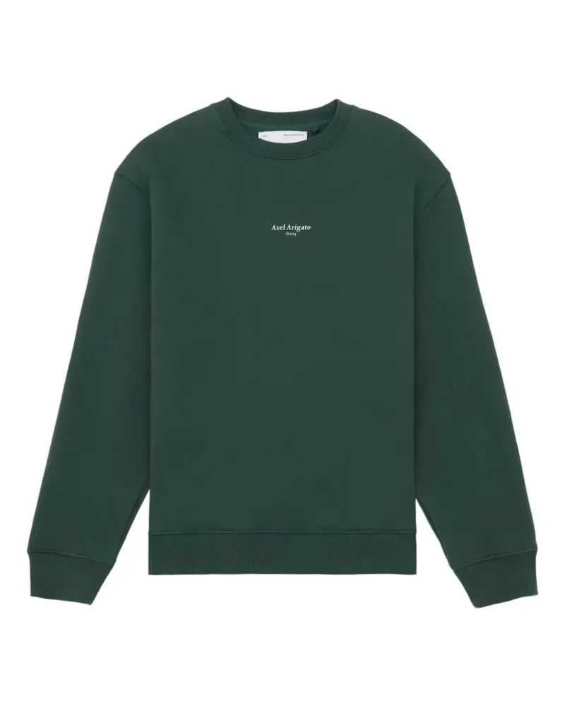 Axel Arigato Focus Sweatshirt mit rundem Ausschnitt - Grün Grün