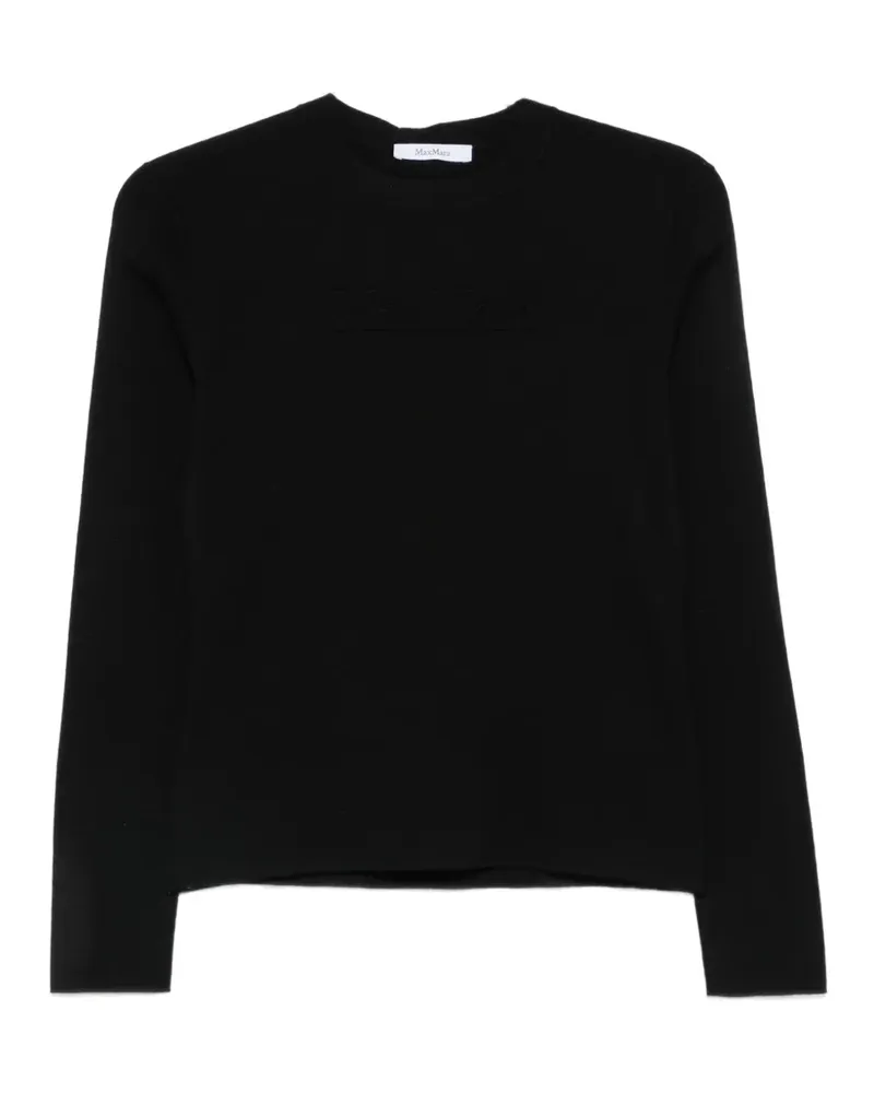 Max Mara Klassischer Pullover - Schwarz Schwarz