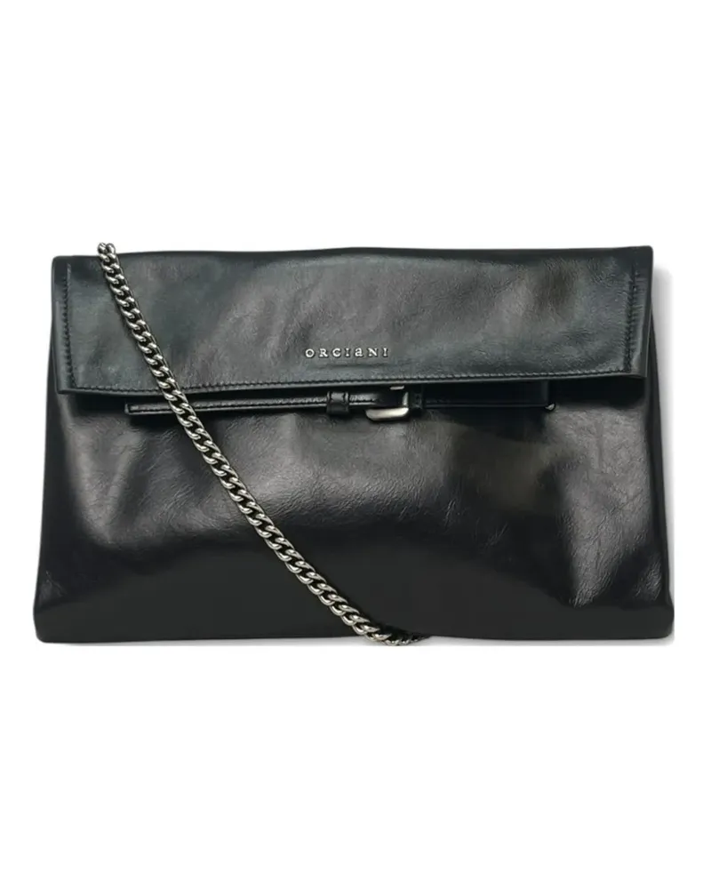 Orciani Gotham Schultertasche - Schwarz Schwarz