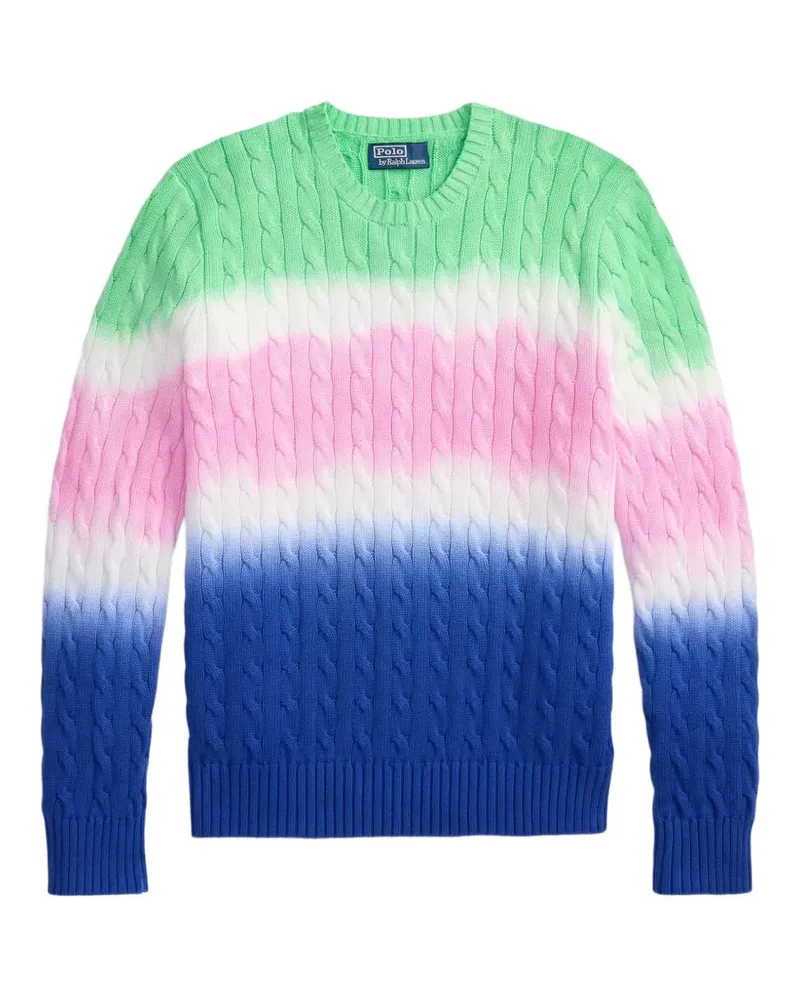 Ralph Lauren dye cable-knit sweater - Blau Blau