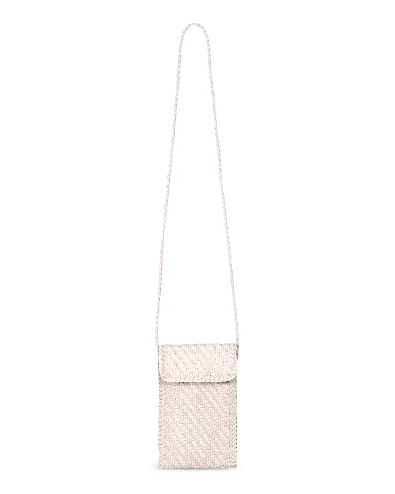 Dragon Diffusion Phone leather crossbody bag - Nude Nude