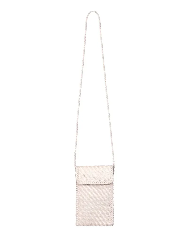 Dragon Diffusion Phone leather crossbody bag - Nude Nude