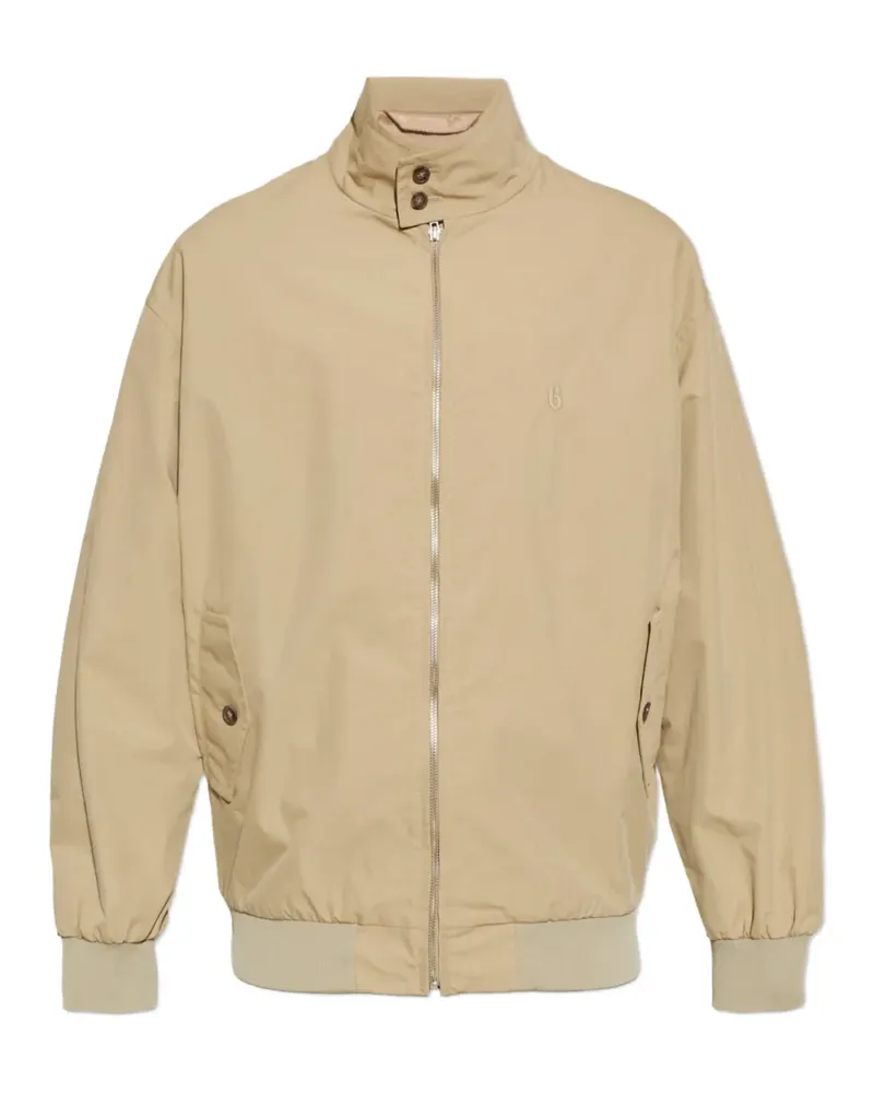 Maison Margiela high-neck zip-up jacket - Nude Nude