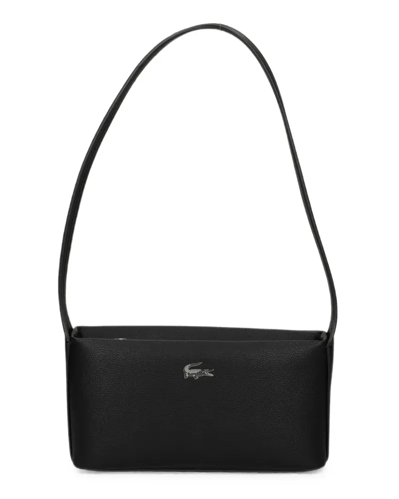 Lacoste Mini-Tasche mit Logoplakette - Schwarz Schwarz