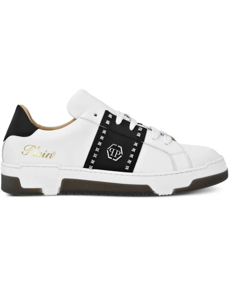 Philipp Plein Sneakers aus Leder - Weiß Weiß