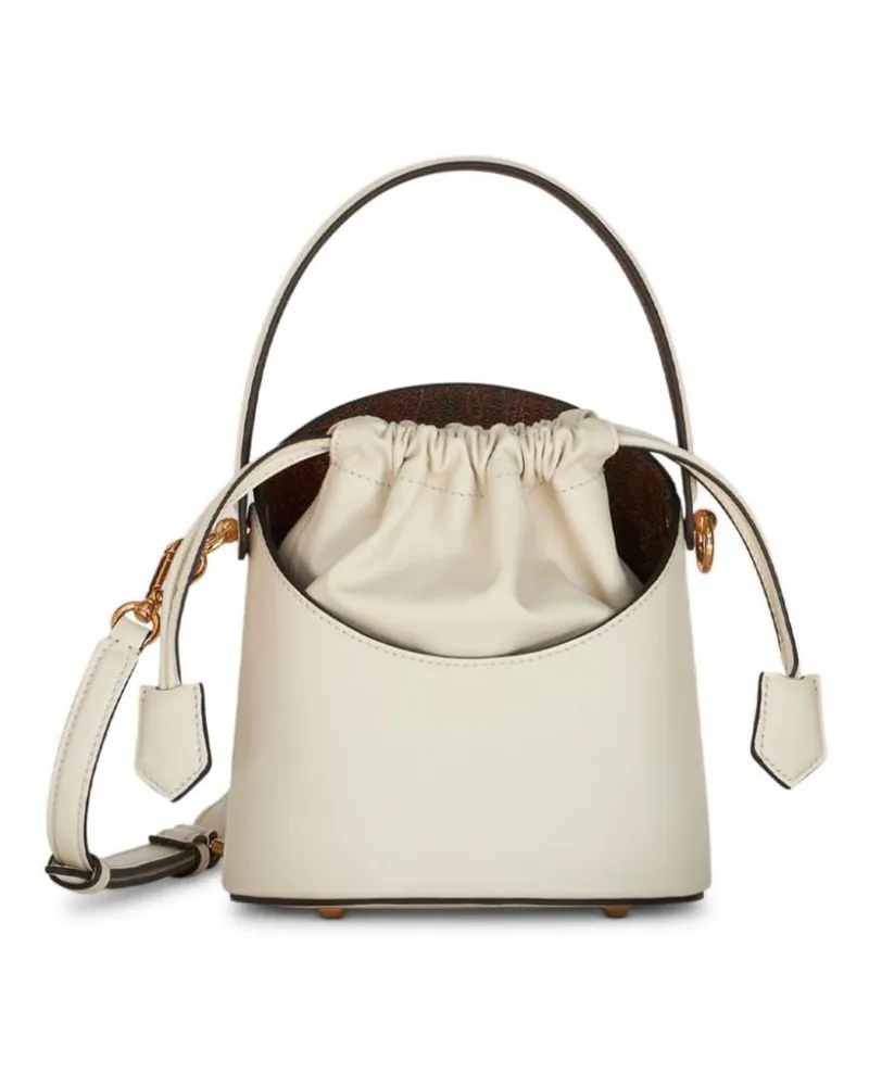 Etro Saturno Mini-Tasche - Weiß Weiß