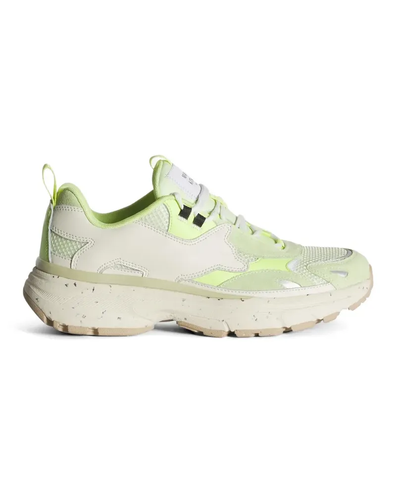 Kitsuné Sora panelled mesh-detail sneakers - Grün Grün