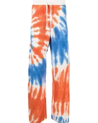 Marcelo Burlon | County of Milan Makramee-Hose mit Batikmuster Blau